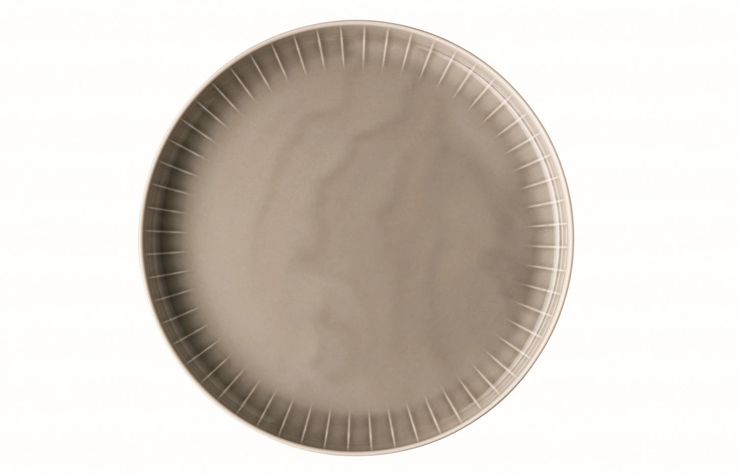 Joyn grau Gourmetteller 26cm in Silber präsentiert im Onlineshop von KAQTU Design AG. Teller ist von Rosenthal