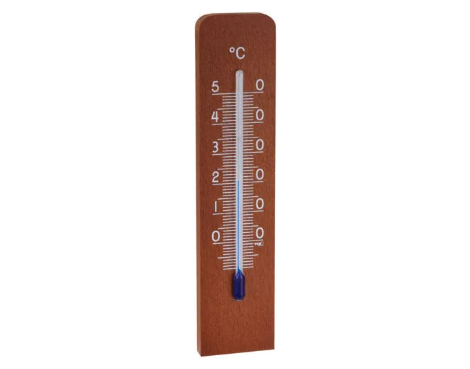 TFA Innenthermometer Analog Nussbauml ackiert 13.3x3.1x1.2 cm in  präsentiert im Onlineshop von KAQTU Design AG. Thermometer ist von TFA