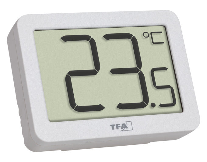 TFA Thermometer Digital weiss 4x5.5x2.8 cm -10…+60°C in  präsentiert im Onlineshop von KAQTU Design AG. Thermometer ist von TFA