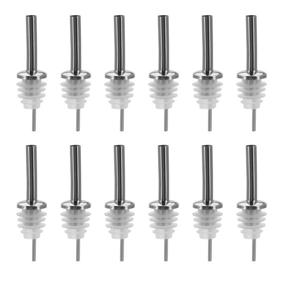 Flaschenausgiesser 18/10 mit Silikonkork in Silber präsentiert im Onlineshop von KAQTU Design AG. Barzubehör ist von Westmark