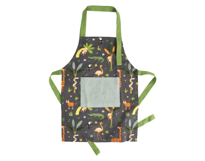 LADELLE Kinderschürze Jungle 40x55 cm in  präsentiert im Onlineshop von KAQTU Design AG. Küchenhelfer ist von LADELLE