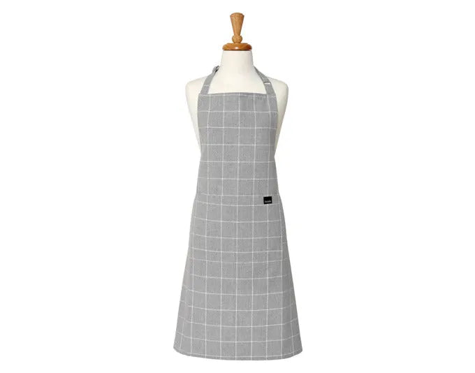LADELLE Küchenschürze Eco Check grey 70x89 cm in  präsentiert im Onlineshop von KAQTU Design AG. Küchenhelfer ist von LADELLE