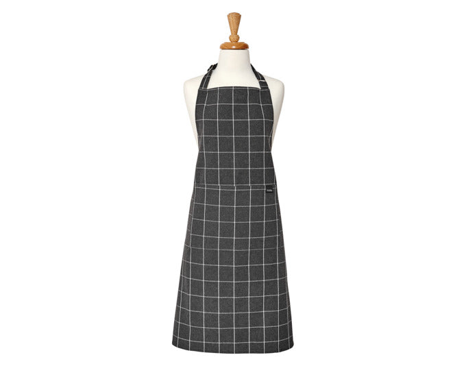 LADELLE Küchenschürze Eco Check grey 70x89 cm in  präsentiert im Onlineshop von KAQTU Design AG. Küchenhelfer ist von LADELLE