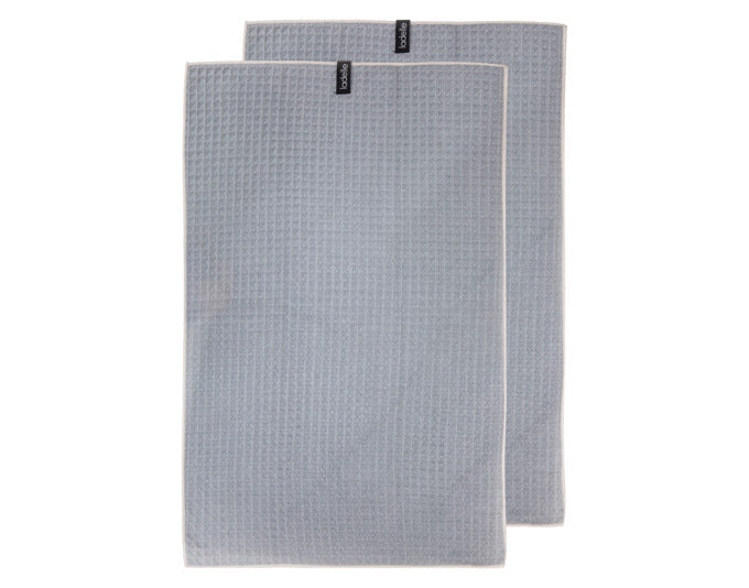 LADELLE Küchentuch Mega Waffle grey 45x70 cm 2 Stk. in  präsentiert im Onlineshop von KAQTU Design AG. Küchentuch ist von LADELLE