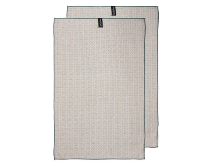 LADELLE Küchentuch Mega Waffle grey 45x70 cm 2 Stk. in  präsentiert im Onlineshop von KAQTU Design AG. Küchentuch ist von LADELLE