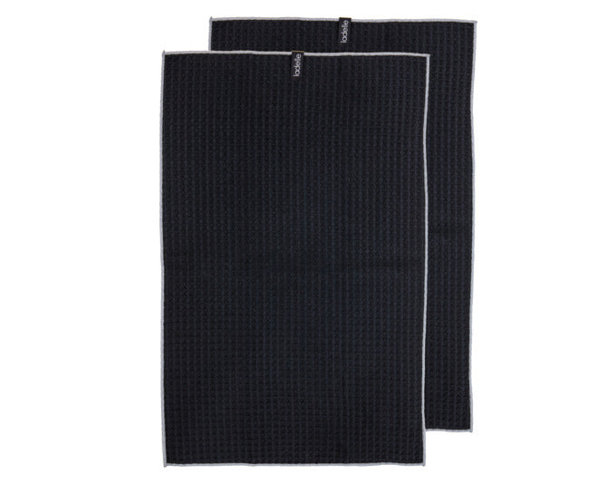 LADELLE Küchentuch Mega Waffle grey 45x70 cm 2 Stk. in  präsentiert im Onlineshop von KAQTU Design AG. Küchentuch ist von LADELLE