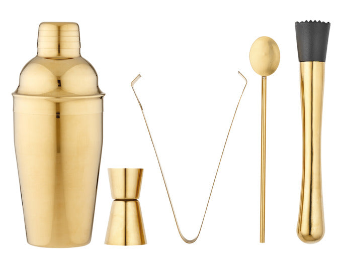 TEMPA Cocktailset 5-tlg. Aurora gold in  präsentiert im Onlineshop von KAQTU Design AG. Barzubehör ist von TEMPA