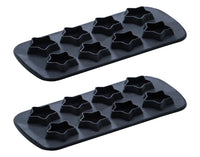 <tc>TEMPA</tc> Bac à glaçons Quinn Mini Star silicone 21,3x10,5x2,6 cm 2 pcs.
