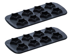 <tc>TEMPA</tc> Bac à glaçons Quinn Mini Star silicone 21,3x10,5x2,6 cm 2 pcs.