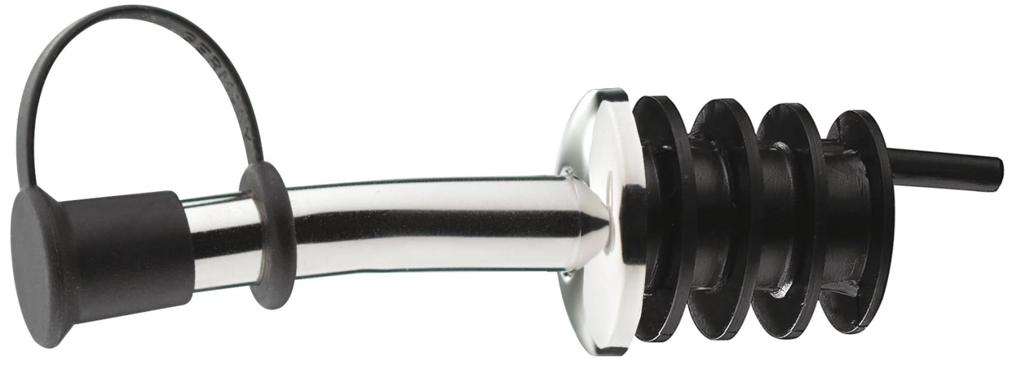 Flaschenausgiesser Inox Standard PE Korken m. Käppchen in Silber präsentiert im Onlineshop von KAQTU Design AG. Barzubehör ist von Westmark