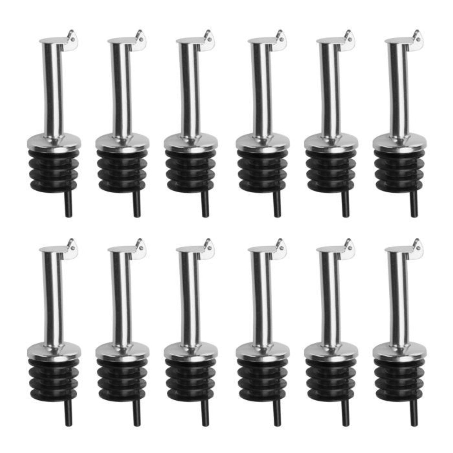 Flaschenausgiesser Inox mit Kläppchen u. K-Kork