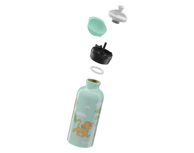 SIGG Kids Bottle Simba Roar 0.4 l: Leichte, robuste Trinkflasche mit kindgerechtem Design, ideal für unterwegs und auslaufsicher.