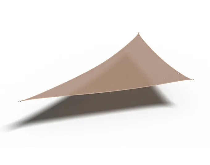 PLATINUM SUN & SHADE Sonnensegel Coolfit Triangle sand 500x500x710 cm in  präsentiert im Onlineshop von KAQTU Design AG. Sonnenschirm ist von PLATINUM SUN & SHADE