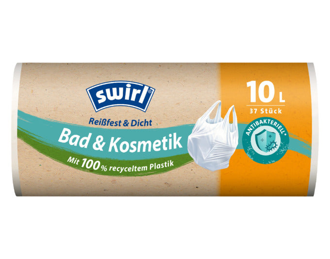 SWIRL Abfallsäcke Bad & Kosmetik antibakteriell 10 l in  präsentiert im Onlineshop von KAQTU Design AG. Reinigung & Wäsche ist von SWIRL