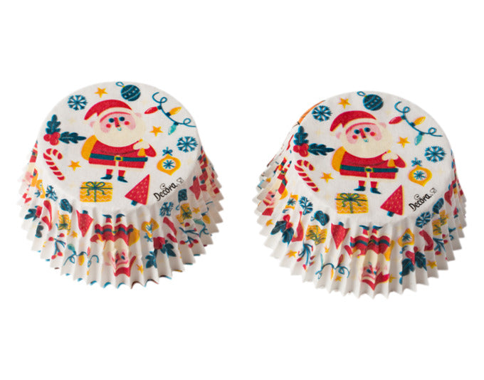 DECORA Papierförmchen Weihnachten 36 Stück ø 5 cm in  präsentiert im Onlineshop von KAQTU Design AG. Backform / Backblech ist von DECORA