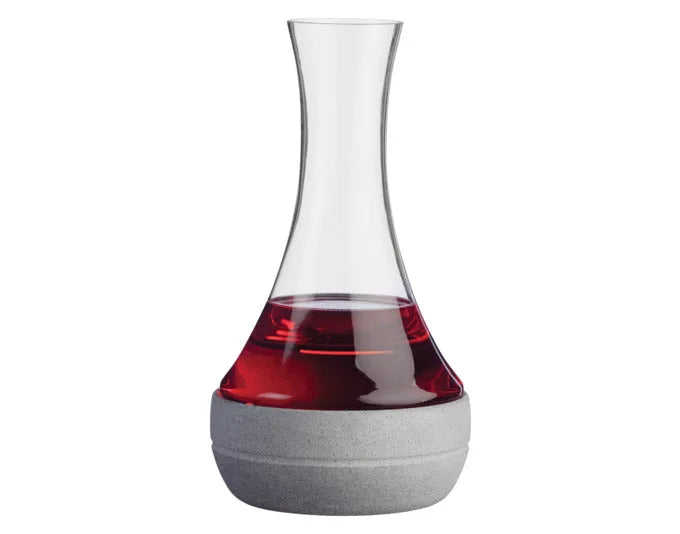 HUKKA Dekanter Carafina mit Steinsockel 1.2 l in  präsentiert im Onlineshop von KAQTU Design AG. Weinzubehör ist von HUKKA DESIGN
