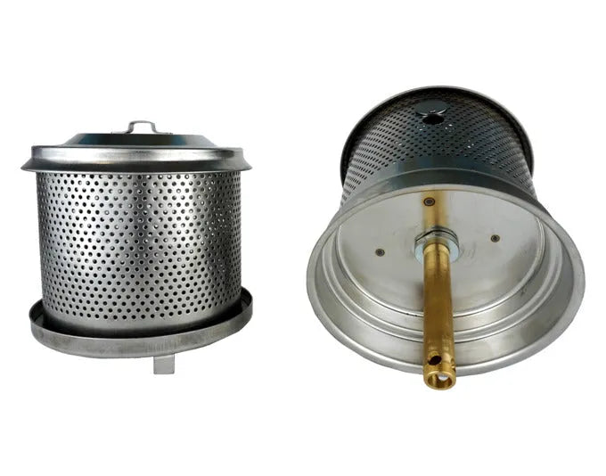Der LotusGrill Hybrid Classic in Feuerrot ist ein kompakter, rauchfreier Holzkohlegrill, ideal für schnelles und sauberes Grillen.