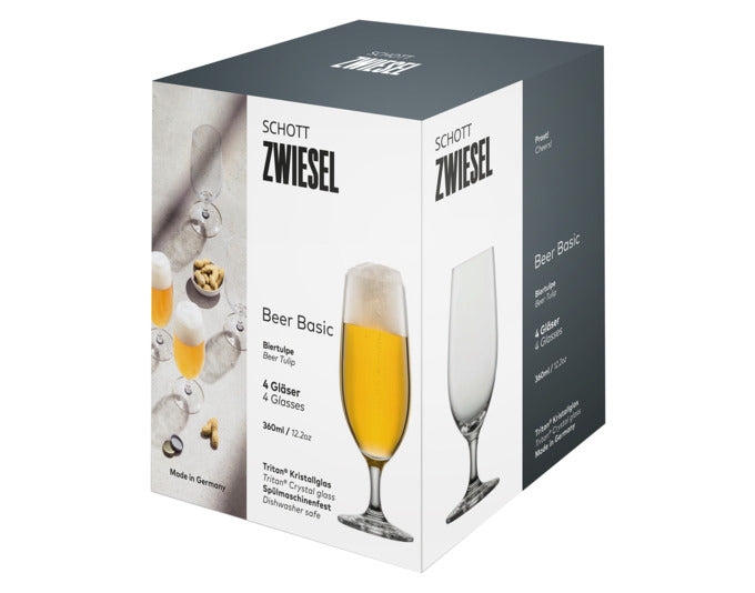 <tc>SCHOTT <tc>Zwiesel</tc></tc> Beer Tulip Beer Basic 0.3 l 4 pieces