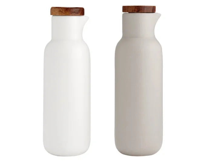 LADELLE Essig- und Öl-Set Essentials weiss/stone ø 6.2x18.3 cm in  präsentiert im Onlineshop von KAQTU Design AG. Öl & Essig ist von LADELLE
