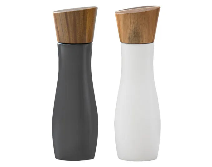 LADELLE Salz- und Pfeffermühle Essentials weiss/dunkelgrau 19.5 cm in  präsentiert im Onlineshop von KAQTU Design AG. Salz & Pfeffer ist von LADELLE