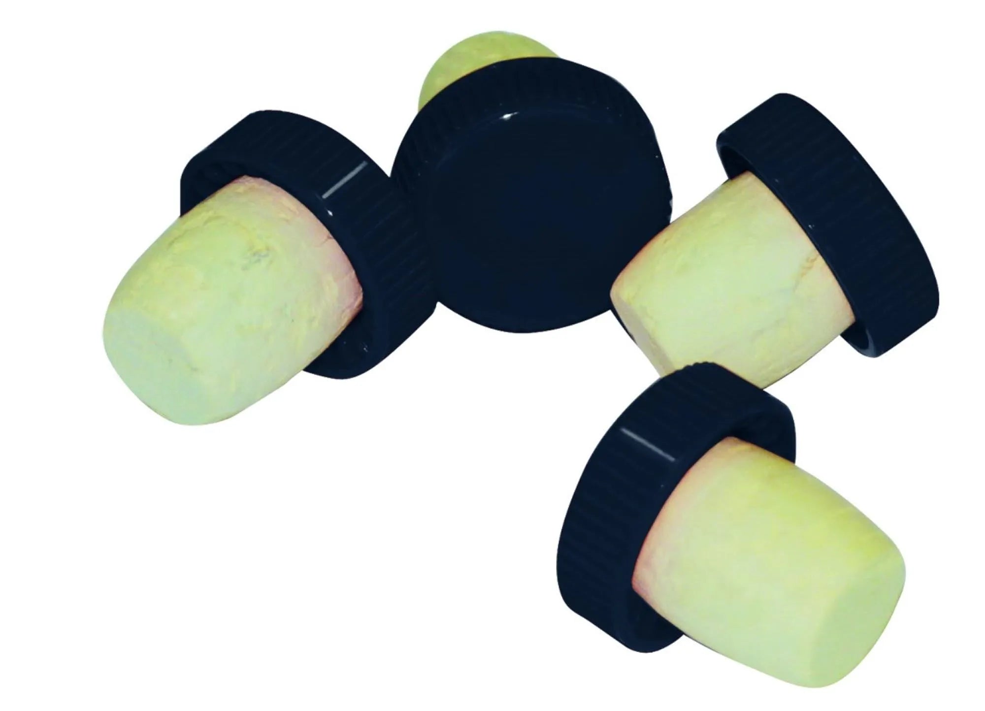 10 Stk. Griffkorken N-Kork für 0.7-1 lt. Flaschen in Schwarz präsentiert im Onlineshop von KAQTU Design AG. Küchenhelfer ist von Westmark