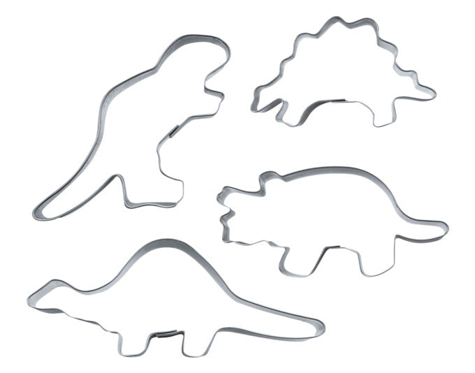 STÄDTER Ausstecher Set Dinosaurier 4-teilig 7.5–9.5 cm in  präsentiert im Onlineshop von KAQTU Design AG. Ausstecher ist von STÄDTER