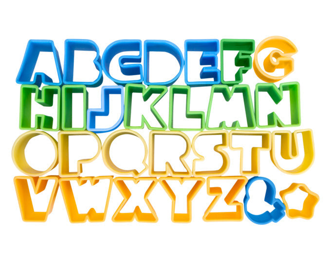 STÄDTER Ausstecher Set Alphabet 28-teilig. 2.5 cm in  präsentiert im Onlineshop von KAQTU Design AG. Ausstecher ist von STÄDTER
