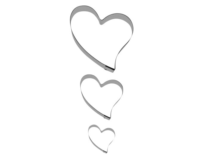 STÄDTER Ausstecher Set Liebe 3-teilig 3.5–9.5 cm in  präsentiert im Onlineshop von KAQTU Design AG. Ausstecher ist von STÄDTER