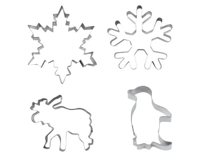 STÄDTER Ausstecher Set Winterwunderland 4-teilig 6–7.5 cm in  präsentiert im Onlineshop von KAQTU Design AG. Ausstecher ist von STÄDTER