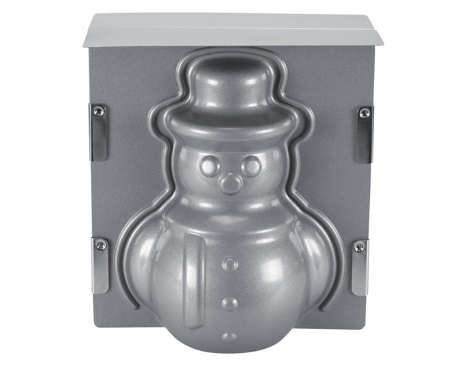 STÄDTER Backform 3D Schneemann 19x21x12 cm silber We love Baking in  präsentiert im Onlineshop von KAQTU Design AG. Backform / Backblech ist von STÄDTER