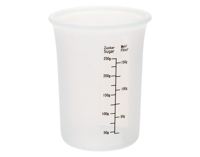 STÄDTER Messbecher 250 ml ø 8x11 cm transparent Silikon in  präsentiert im Onlineshop von KAQTU Design AG. Küchenhelfer ist von STÄDTER