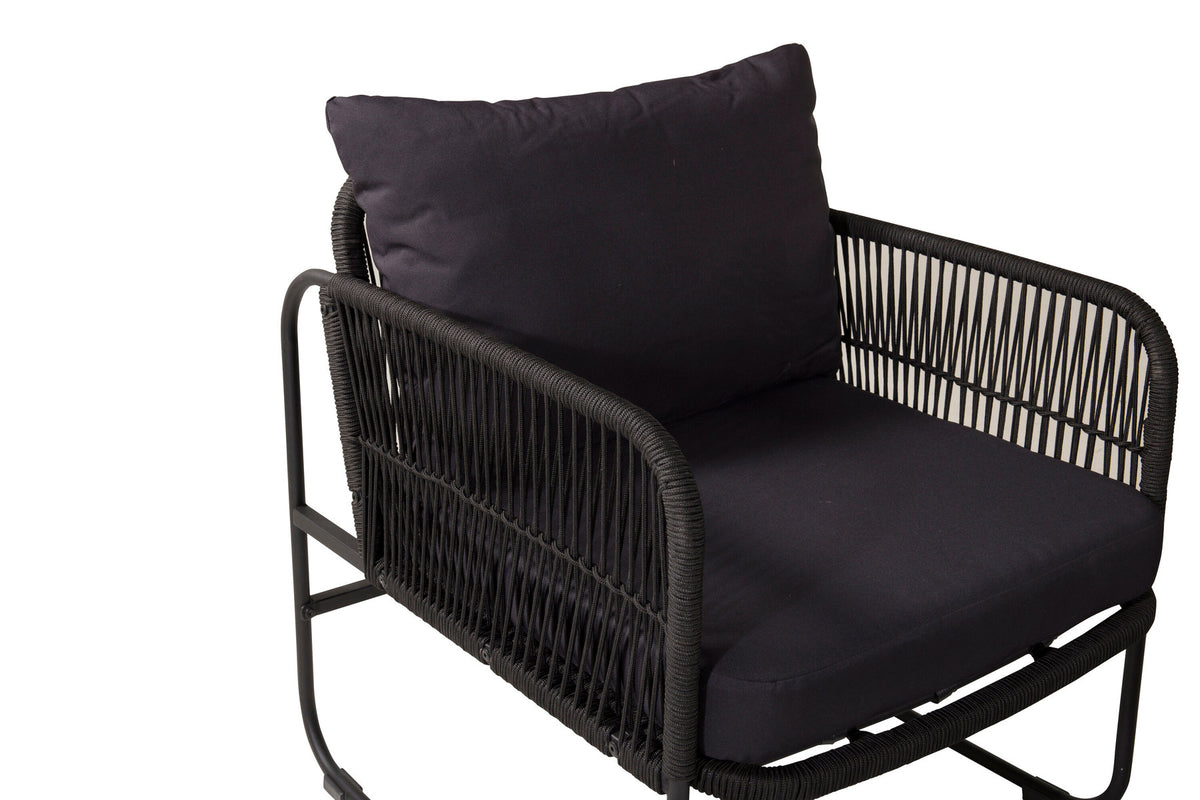 Utah Sofagarnitur in Schwarz präsentiert im Onlineshop von KAQTU Design AG. Loungeset ist von Venture Home