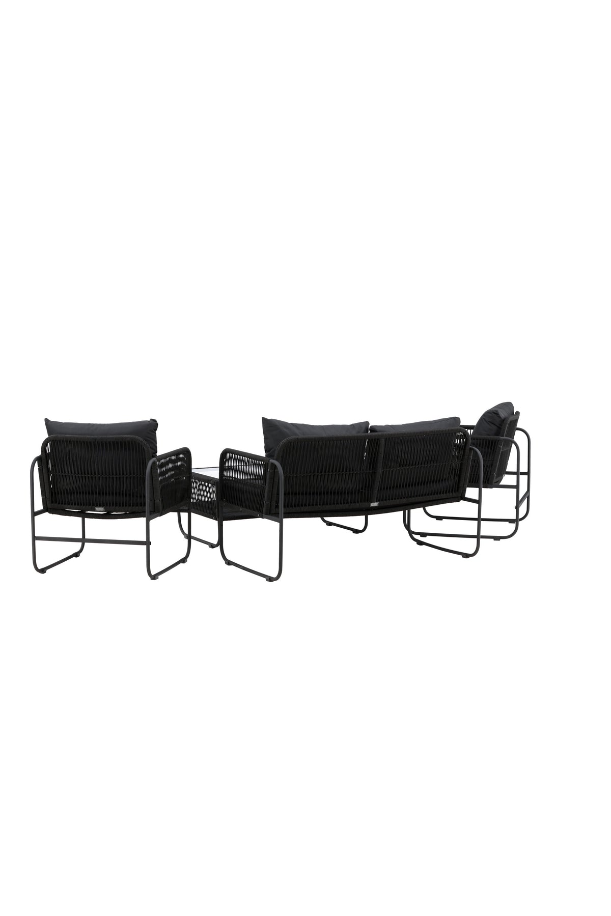 Utah Sofagarnitur in Schwarz präsentiert im Onlineshop von KAQTU Design AG. Loungeset ist von Venture Home