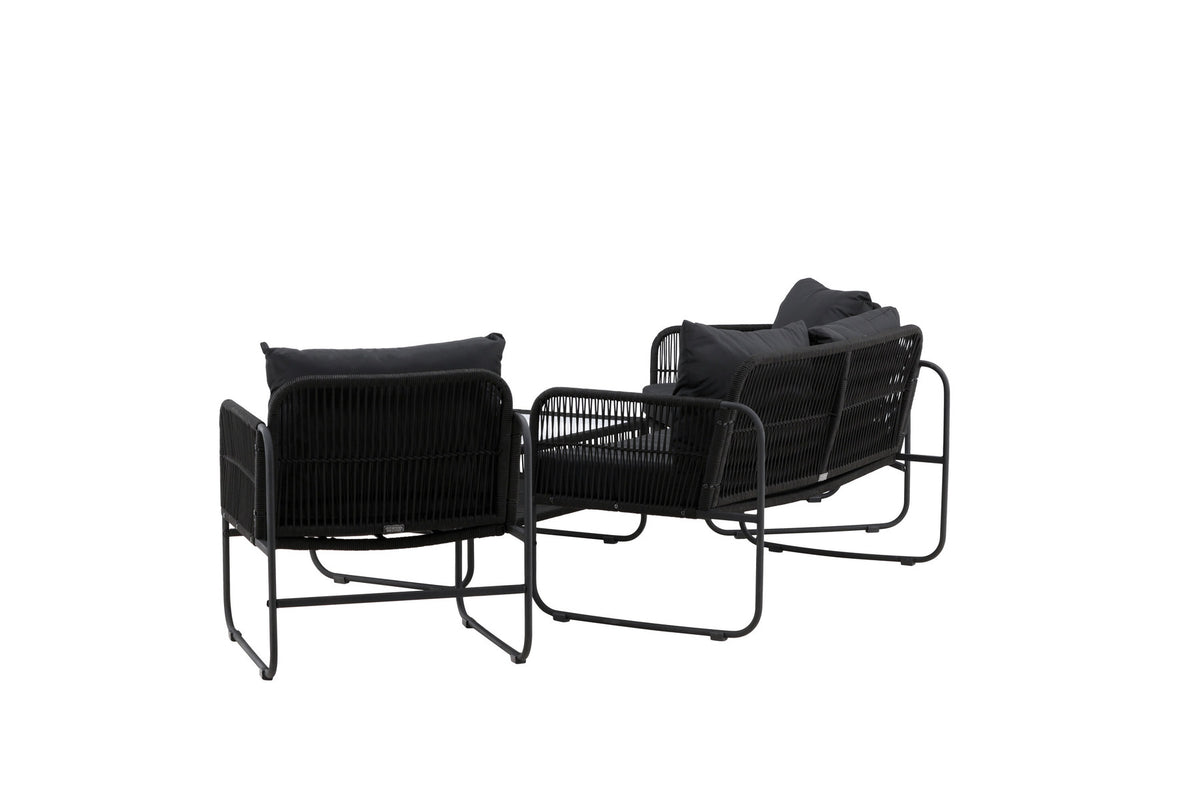 Utah Sofagarnitur in Schwarz präsentiert im Onlineshop von KAQTU Design AG. Loungeset ist von Venture Home