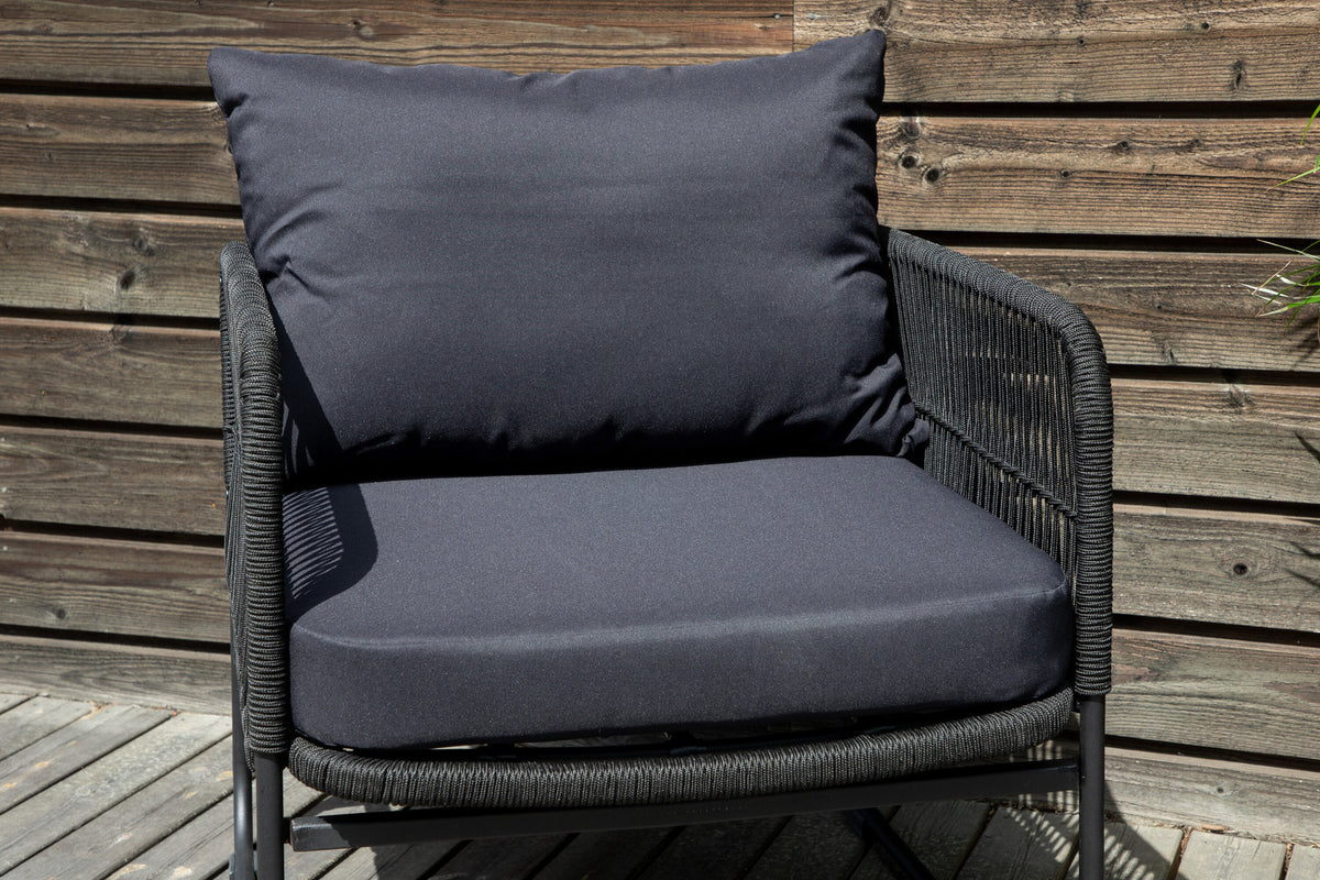 Utah Sofagarnitur in Schwarz präsentiert im Onlineshop von KAQTU Design AG. Loungeset ist von Venture Home