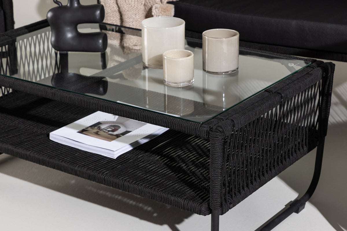 Utah Sofagarnitur in Schwarz präsentiert im Onlineshop von KAQTU Design AG. Loungeset ist von Venture Home