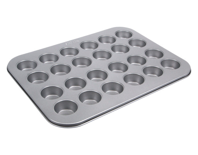 STÄDTER Muffinblech Mini 35x27 cm 24er silber We love Baking in  präsentiert im Onlineshop von KAQTU Design AG. Backform / Backblech ist von STÄDTER