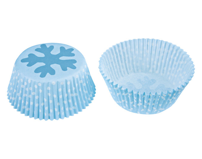 STÄDTER Papierbackförmchen Maxi Eiskristall ø 5/7x3 cm hellblau 50er in  präsentiert im Onlineshop von KAQTU Design AG. Backform / Backblech ist von STÄDTER