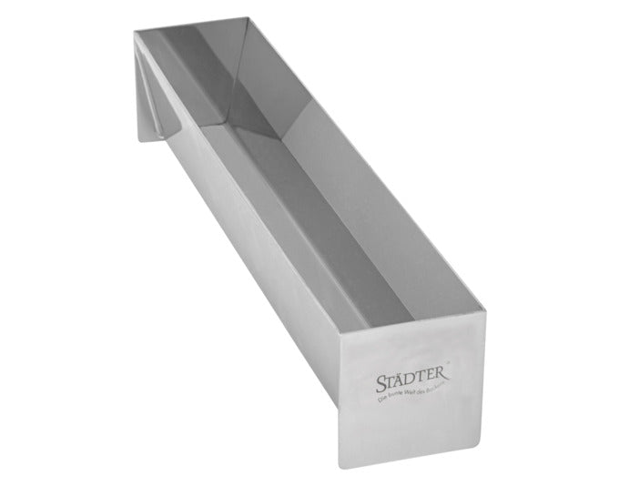 STÄDTER Pasteten-/Terrinenform Trapez 30x6x6 cm Edelstahl in  präsentiert im Onlineshop von KAQTU Design AG. Backform / Backblech ist von STÄDTER