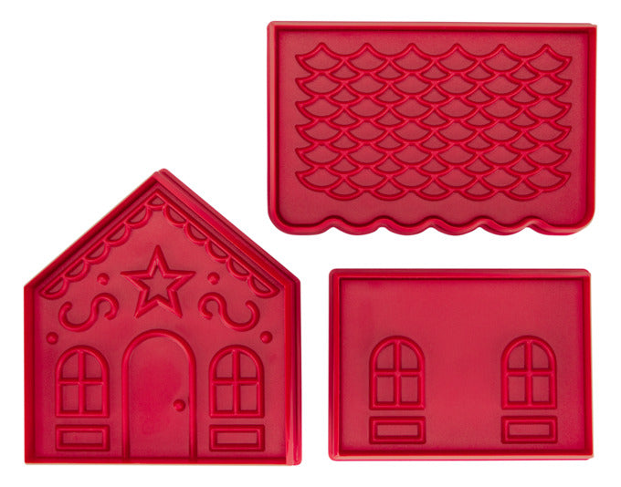 STÄDTER Präge-Ausstecher Kekshaus 9x11x9.5 cm rot in  präsentiert im Onlineshop von KAQTU Design AG. Ausstecher ist von STÄDTER