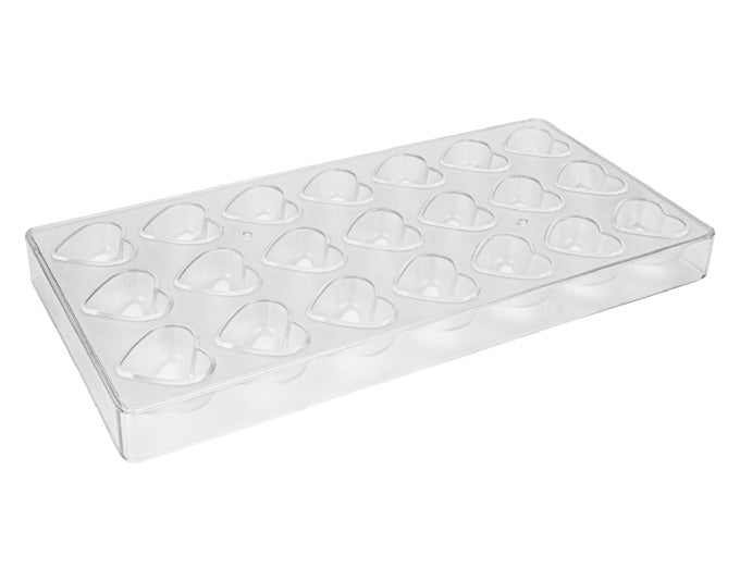 STÄDTER Pralinenform Herz 13.5x27.5x2.5 cm transparent in  präsentiert im Onlineshop von KAQTU Design AG. Backform / Backblech ist von STÄDTER