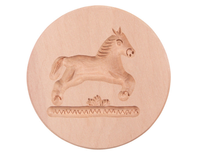 STÄDTER Spekulatius-Model Pferd ø 8 cm Birnbaum in  präsentiert im Onlineshop von KAQTU Design AG. Ausstecher ist von STÄDTER