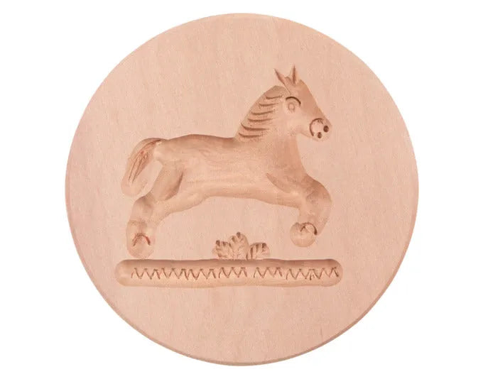 STÄDTER Spekulatius-Model Pferd ø 8 cm Birnbaum in  präsentiert im Onlineshop von KAQTU Design AG. Ausstecher ist von STÄDTER