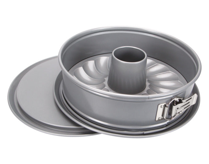 STÄDTER Springform mit Rohrboden ø 28x7 cm silber We love Baking in  präsentiert im Onlineshop von KAQTU Design AG. Backform / Backblech ist von STÄDTER