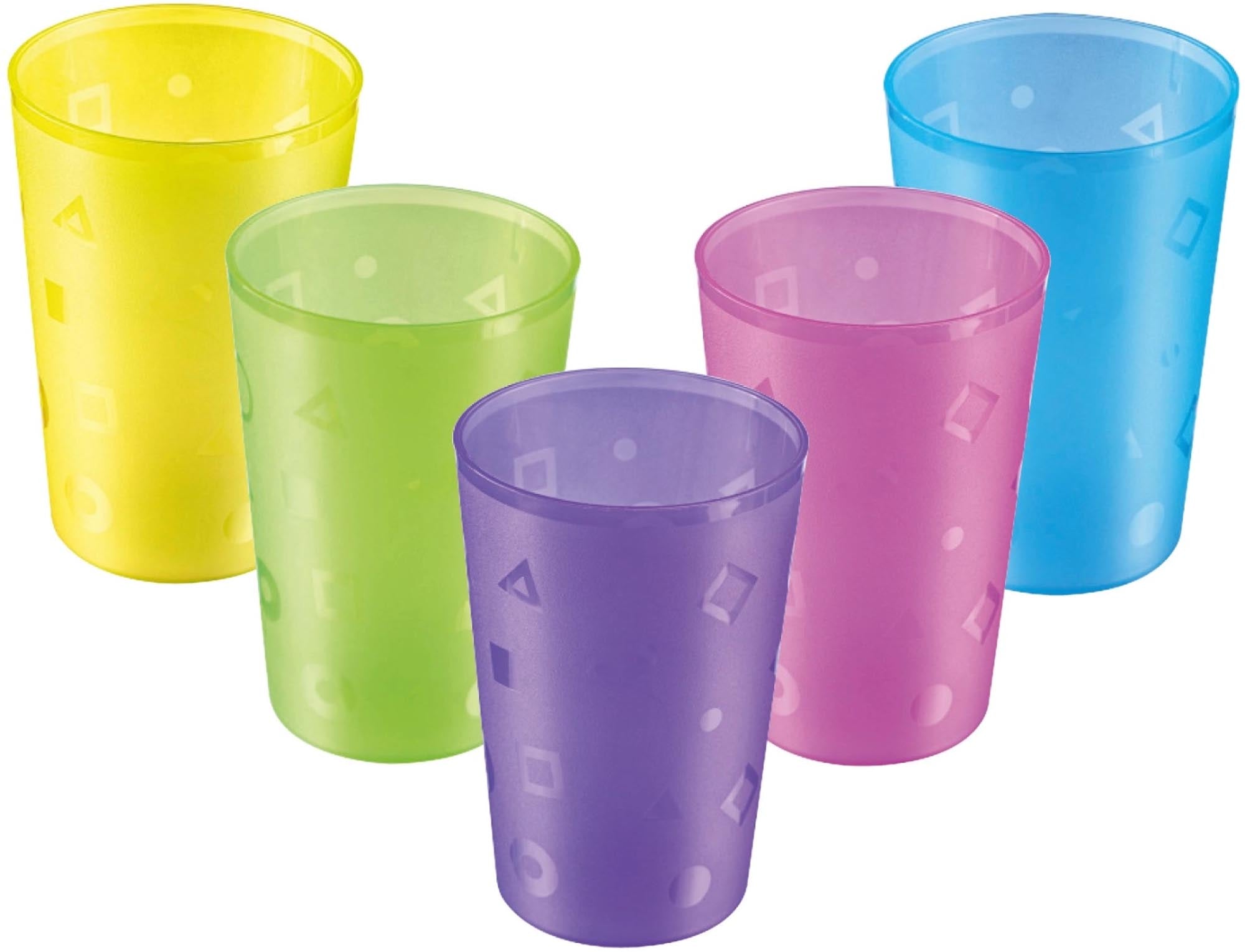 Becher Trend, farbig, assortiert, D7.5x11cm, 0.3 lt in Mehrfarbig präsentiert im Onlineshop von KAQTU Design AG. Glas ist von Westmark