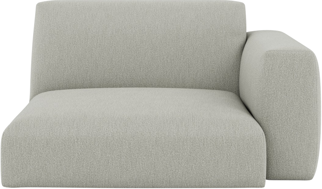 In Situ Sofa / Rechtes Armlehnenmodul (B80) in Grau präsentiert im Onlineshop von KAQTU Design AG. Modulares Sofa ist von Muuto