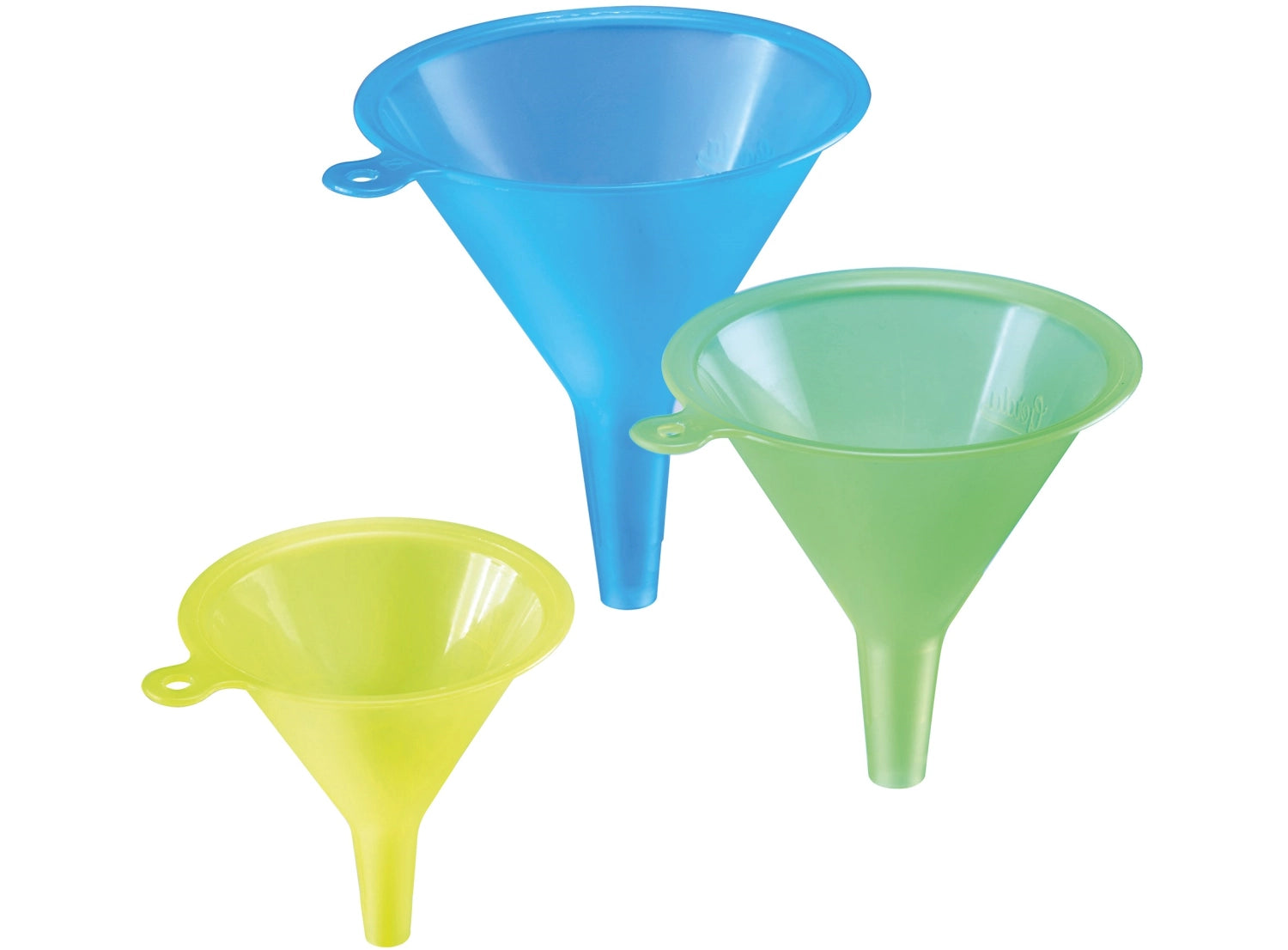 Trichter-Satz 3 tlg., D70, 90,u. 10.5cm, H12.5, 10.5 u. 9 in Mehrfarbig präsentiert im Onlineshop von KAQTU Design AG. Küchenhelfer ist von Westmark