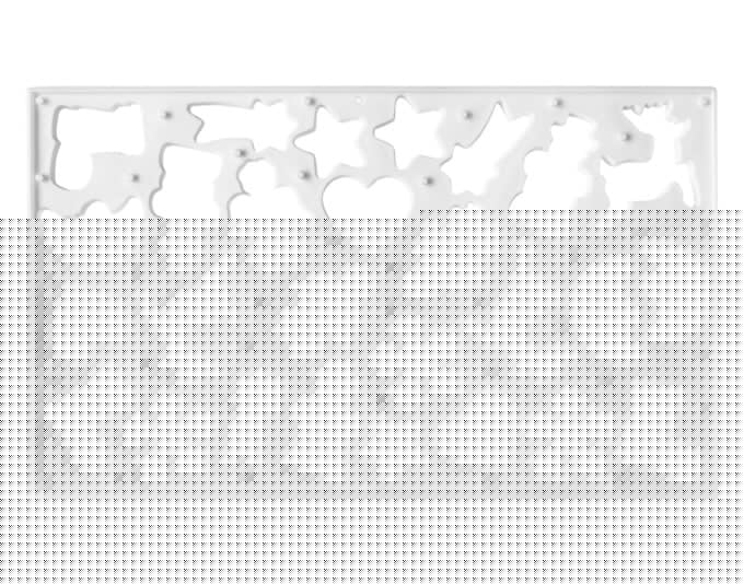 STÄDTER Ausstecher Keksausstecherbrett 37x22 cm weiss mit 9 Motiven in  präsentiert im Onlineshop von KAQTU Design AG. Ausstecher ist von STÄDTER