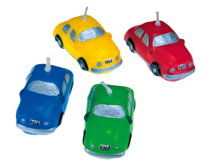 STÄDTER Kerzen Auto 5 cm 4-teilig bunt in  präsentiert im Onlineshop von KAQTU Design AG. Dekoration ist von STÄDTER