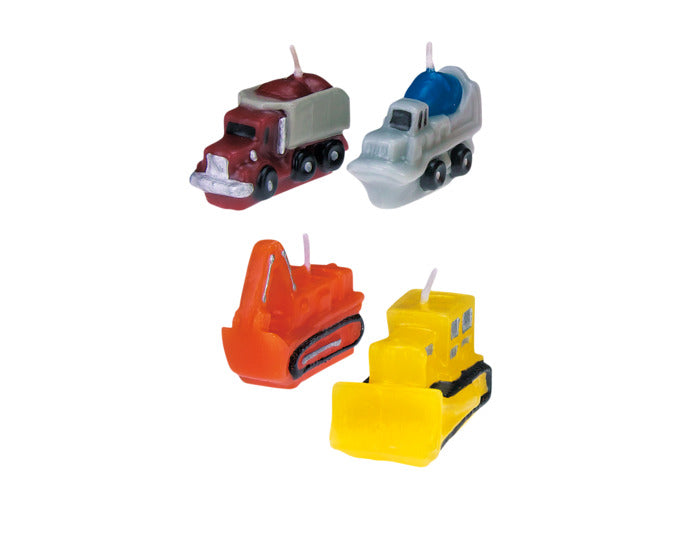 STÄDTER Kerzen Baustellenfahrzeuge 4–5 cm 4-teilig bunt in  präsentiert im Onlineshop von KAQTU Design AG. Dekoration ist von STÄDTER